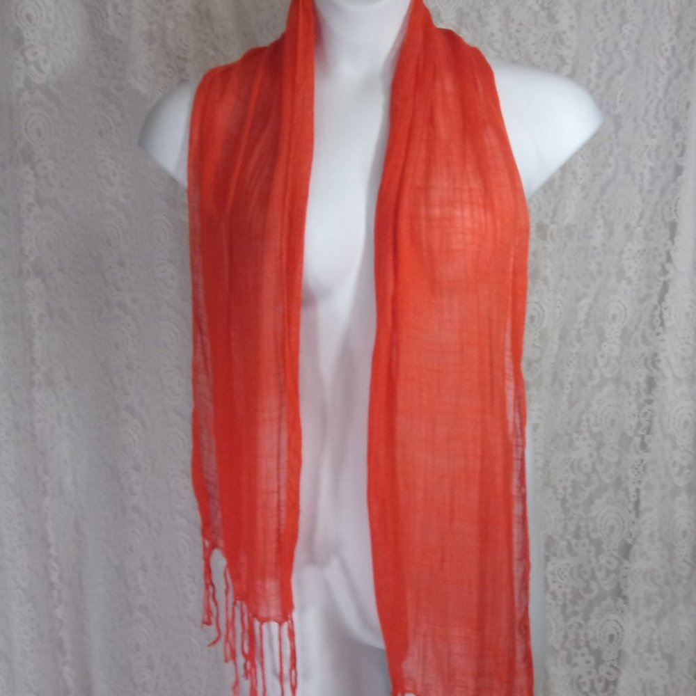 Scarf Tomato Red NWOT